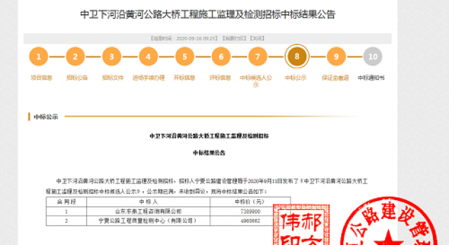 四公司中標寧夏下河沿黃河特大橋項目